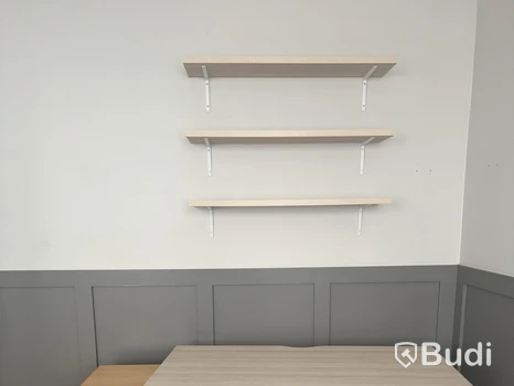 Höj- och sänkbart Skrivbord ergo inkl. Byrå och hylla