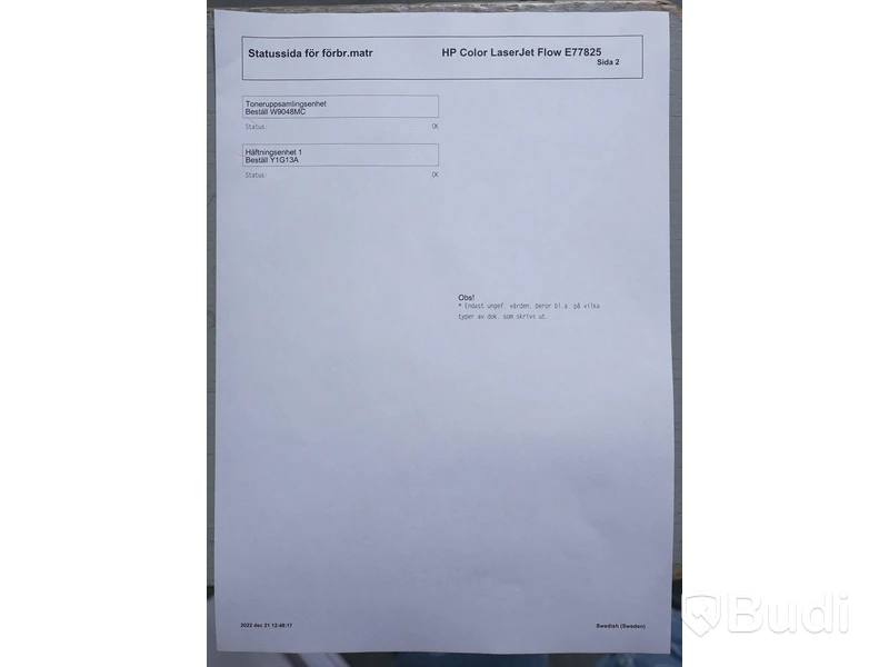 Skrivare - HP CNB8K4800W