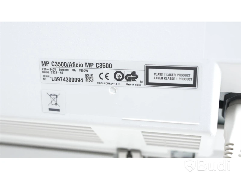 Skrivare -Konica/Gestetner MP C3500 Aficio