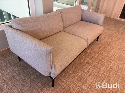 Soffa, 2-sits, beige tyg IKEA ÄPPLARYD