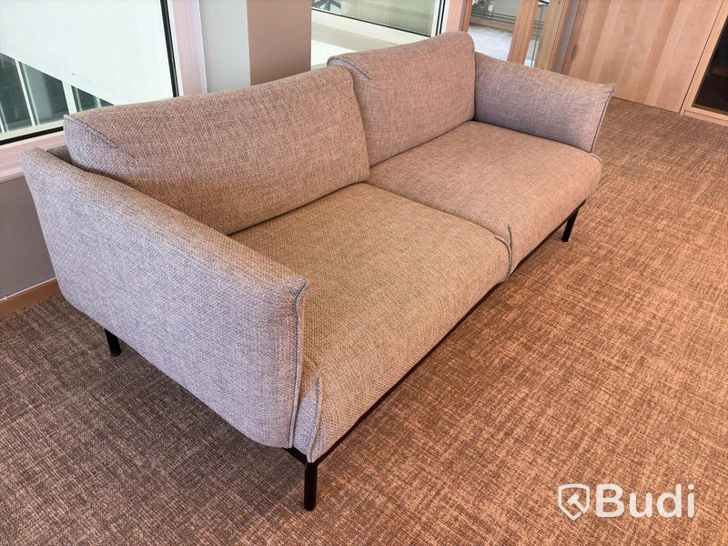 Soffa, 2-sits, beige tyg IKEA ÄPPLARYD