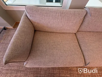 Soffa, 2-sits, beige tyg IKEA ÄPPLARYD