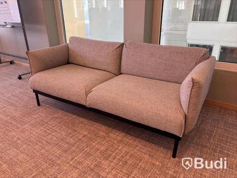 Soffa, 2-sits, beige tyg IKEA ÄPPLARYD