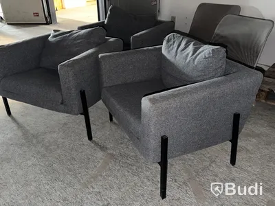 Loungefåtöljer, 5 st (3+2)
