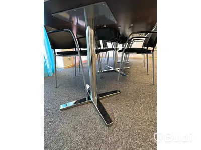 Conference table incl. 8 chairs