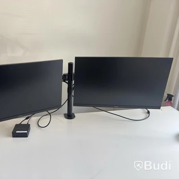 2 st. Datatskämar 24 tum, med dual display USBc dock