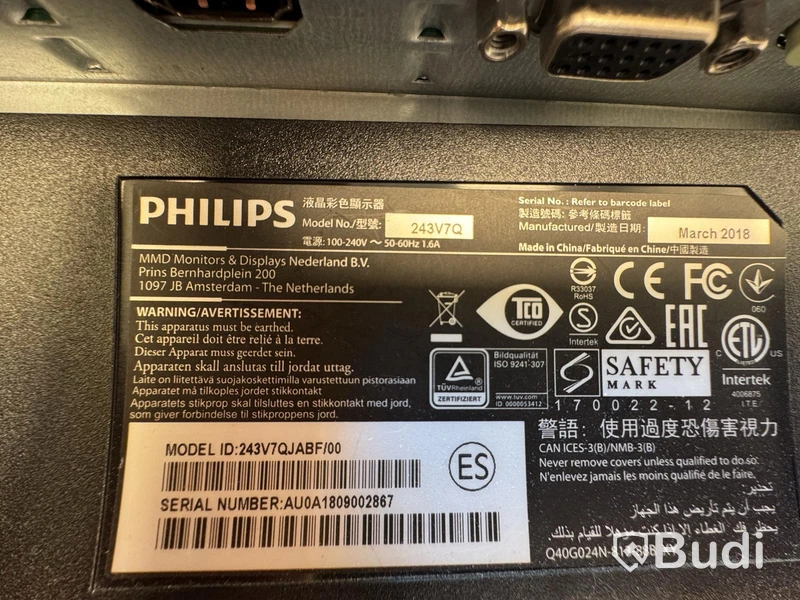 Skärm Philips 24 tum