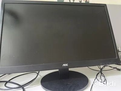 Datorskärm AOC E2470SWHE inkl. bordslampa