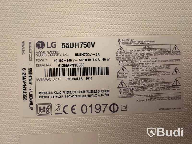 Tv-skärm LG 55 tum