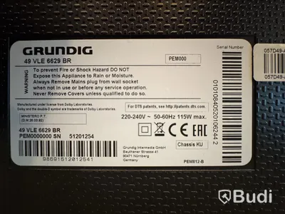 Tv-skärm 49 tum Grundig