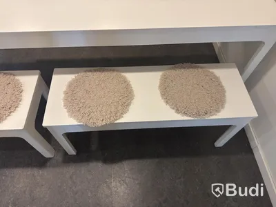 Extendable dining table incl. benches