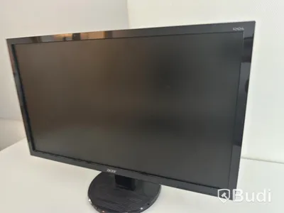 Desk incl. computer monitor