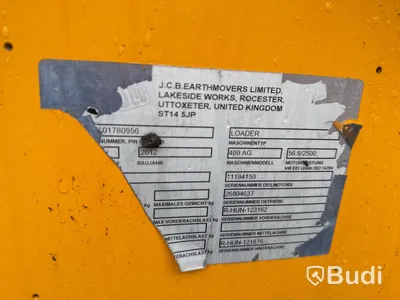 Hjullastare JCB 409 -2012