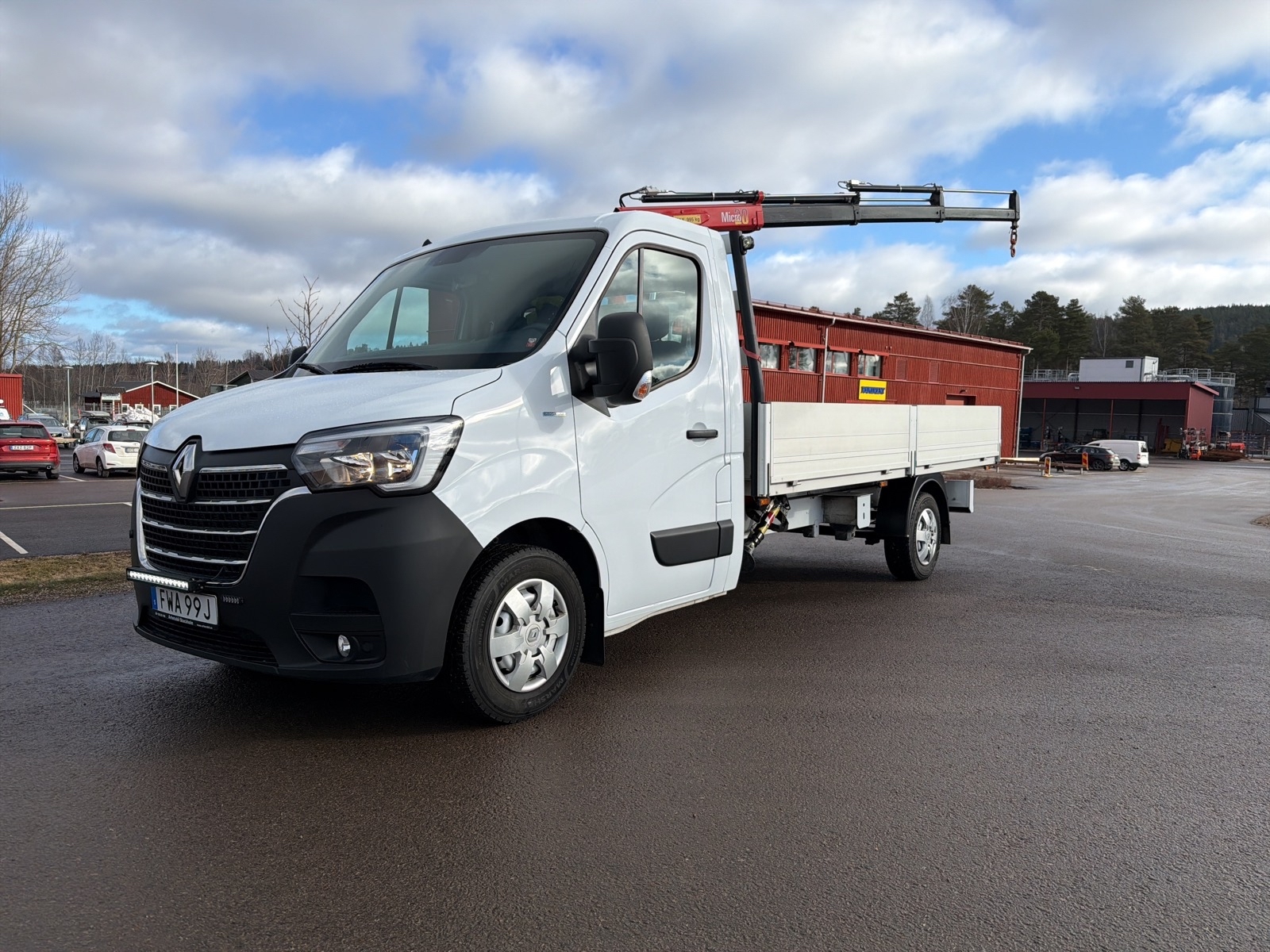 Kranbil Renault Master Chassi Cab 3.5 T 2.3 dCi FWD 2023 | Fassi M20A.13