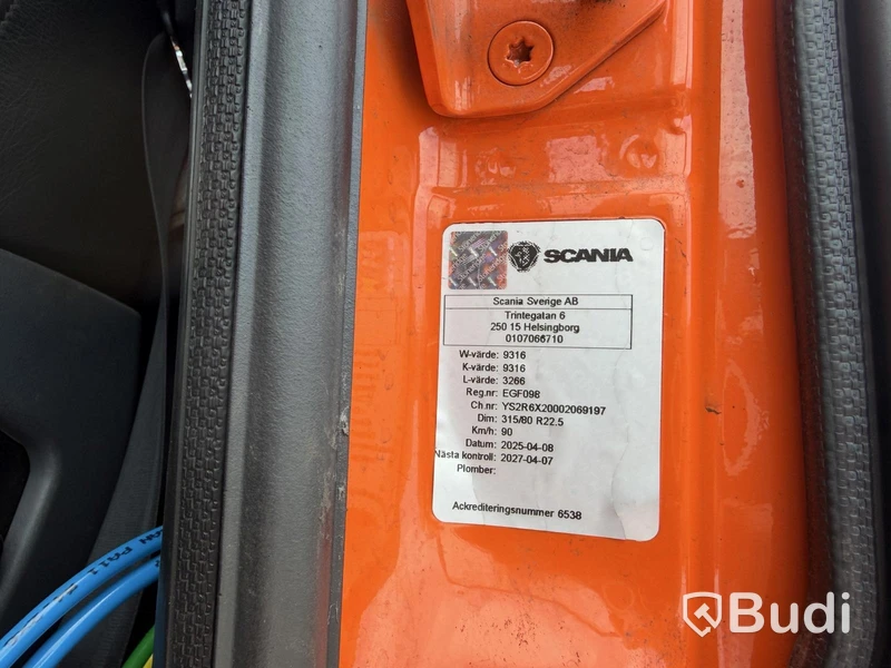 Scania R480 6x2 Hooklift Truck - 2012 | JOAB 20-ton