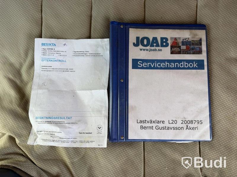 Scania R480 6x2 Hooklift Truck - 2012 | JOAB 20-ton