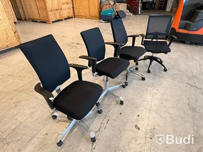 4 st kontorsstolar, olika märken