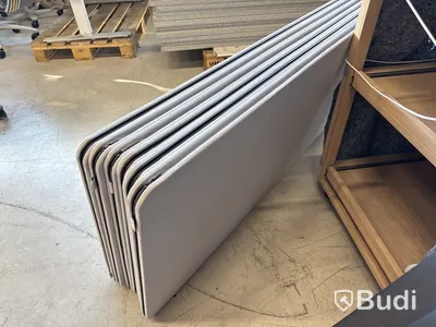 6 st bordsskärmar, 140x67 cm, fästen saknas