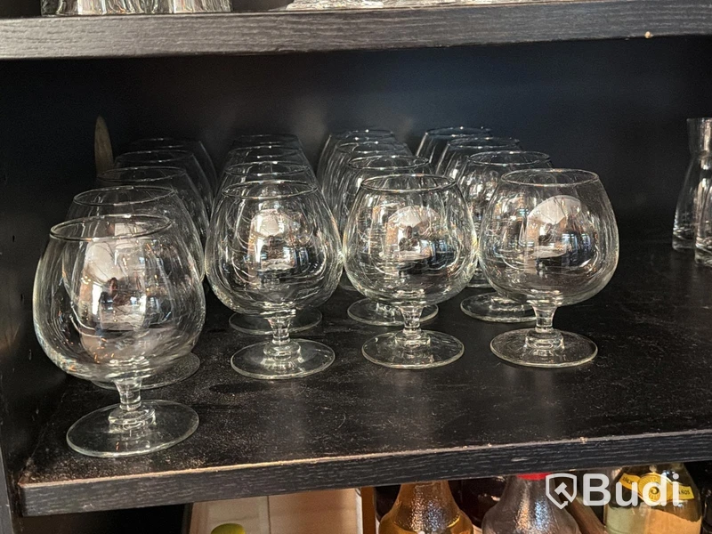 Sortiment diverse avecglas, ca 100 st