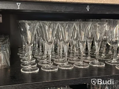 Sortiment diverse avecglas, ca 100 st