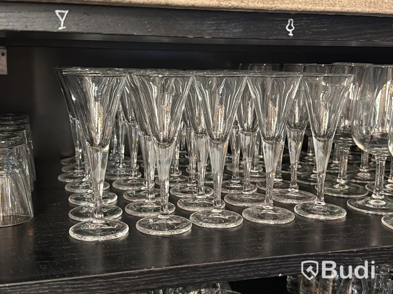 Sortiment diverse avecglas, ca 100 st
