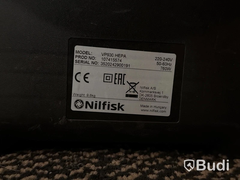 Dammsugare, Nilfisk VP930 HEPA