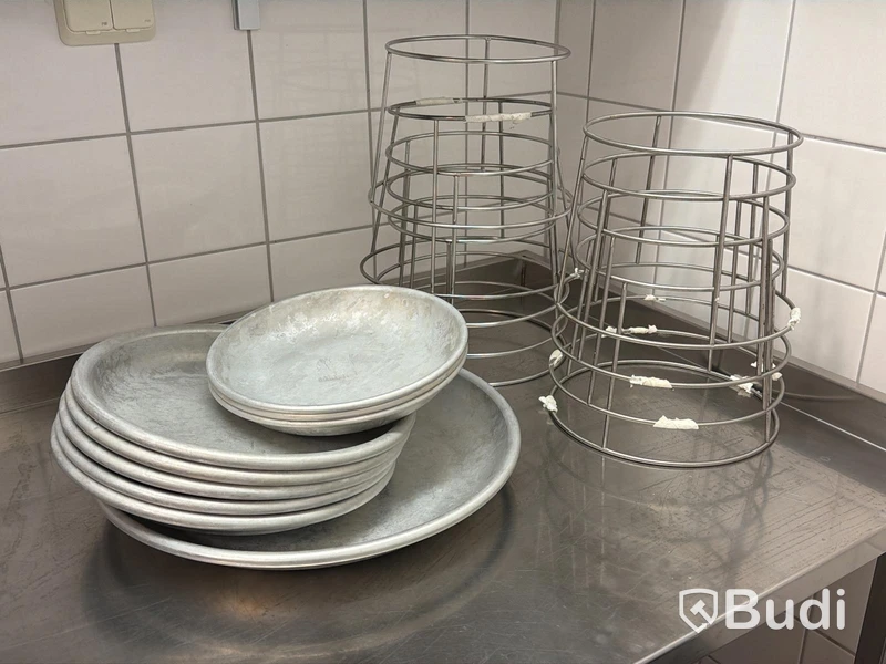 Uppläggningsfat för skaldjur/ skaldjursplateu, 9 st