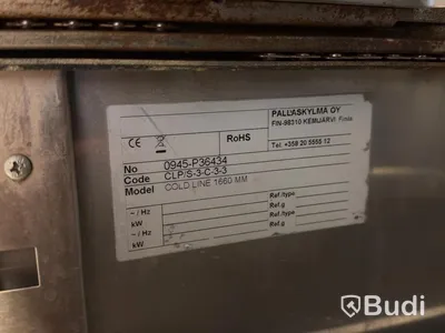 Kylbänk med kylränna, ColdLine 1660