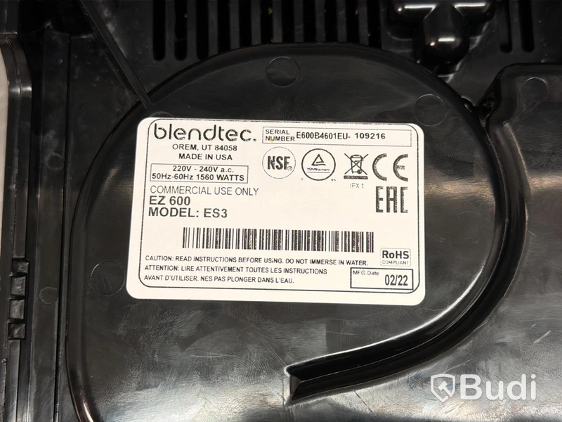 Blender, Blentec EZ600 Commercial med 2 kannor
