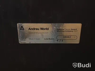 2 st loungestolar, Andreu World 'Nub'