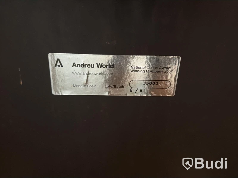 2 st loungestolar, Andreu World 'Nub'
