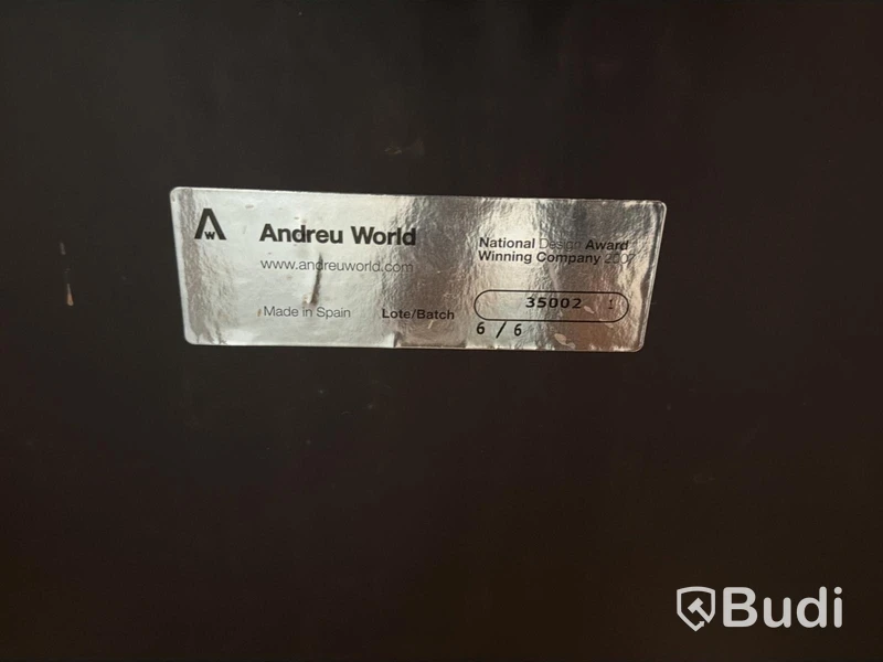 2 st loungestolar, Andreu World 'Nub'