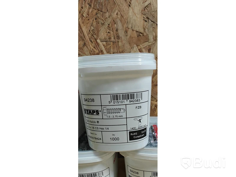5 st förp, borrskruv, Staps, 4,2x16mm, 1000-pack