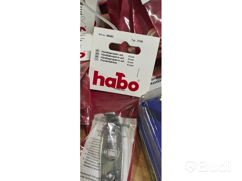 Parti, fönsterbeslag, Habo, ASSA