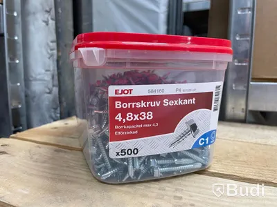 10 st förp,  plåtskruv, Staps, Ejot, blandade