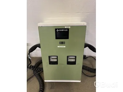 Wallbox Compleo Advanced Compact WM HC2, including distribution box with residual current device and fuses.