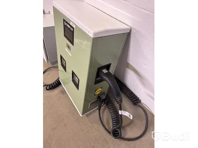 Wallbox Compleo Advanced Compact WM HC2, including distribution box with residual current device and fuses.