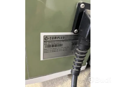 Wallbox Compleo Advanced Compact WM HC2, including distribution box with residual current device and fuses.