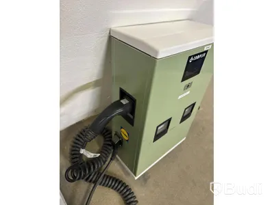 Wallbox Compleo Advanced Compact WM HC2, including distribution box with residual current device and fuses.