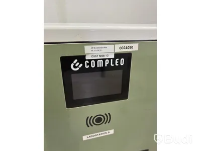 Laddbox Compleo Advanced Compact WM HC2, inkl. fördelningslåda med jordfelsbrytare och säkringar.