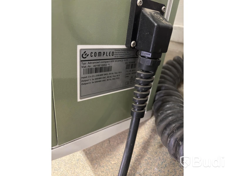Compleo Advanced Compact WM HC2 wallbox, incl. distribution box with RCD and fuses.