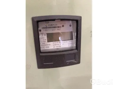 Wallbox Compleo Advanced Compact WM HC2, including distribution box with RCD and fuses.