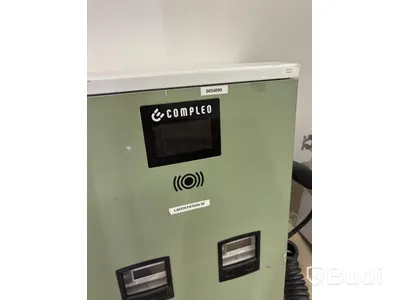 Wallbox Compleo Advanced Compact WM HC2, including distribution box with RCD and fuses.