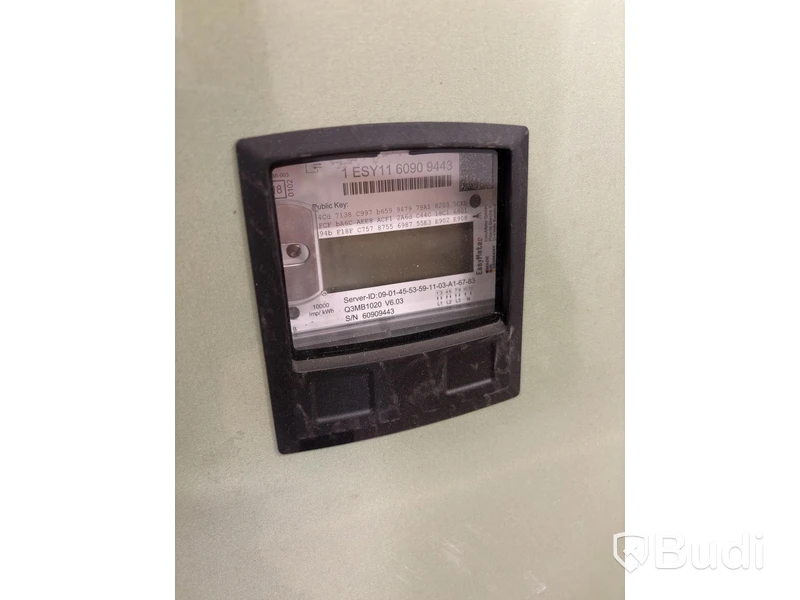 Wallbox Compleo Advanced Compact WM HC2, including distribution box with RCD and fuses.