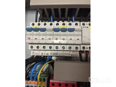 Wallbox Compleo Advanced Compact WM HC2, incl. distribution box with RCD and fuses.