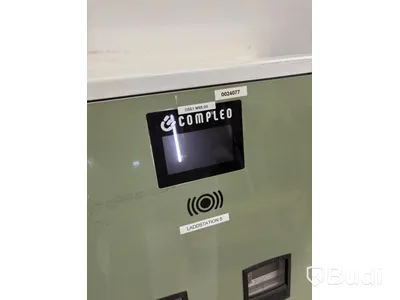 Wallbox Compleo Advanced Compact WM HC2, including distribution box with RCD and fuses.