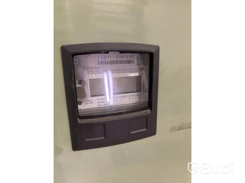 Wallbox Compleo Advanced Compact WM HC2, including distribution box with RCD and fuses.