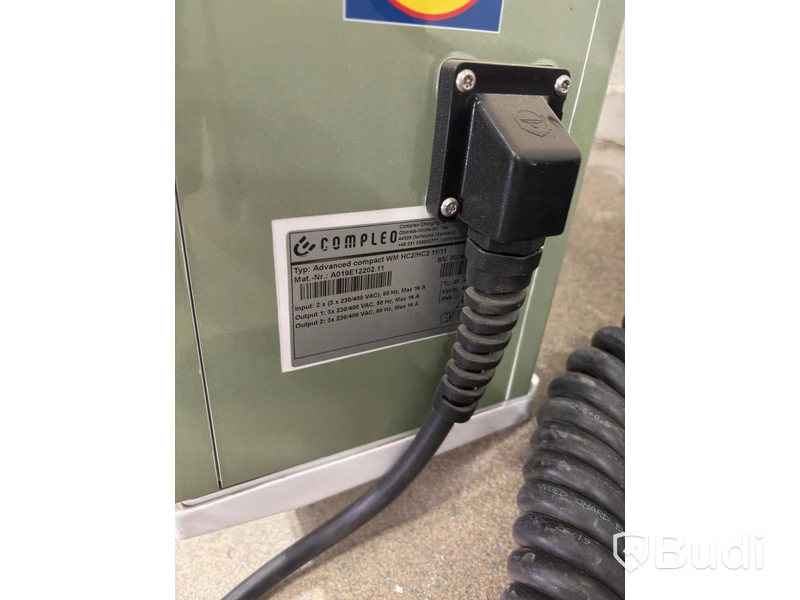 Wallbox Compleo Advanced Compact WM HC2, incl. distribution board with RCD and fuses.