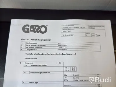 Laddbox Garo GLB-B-DCM-T222WO-R-LAN | 22 kW | 3-fas