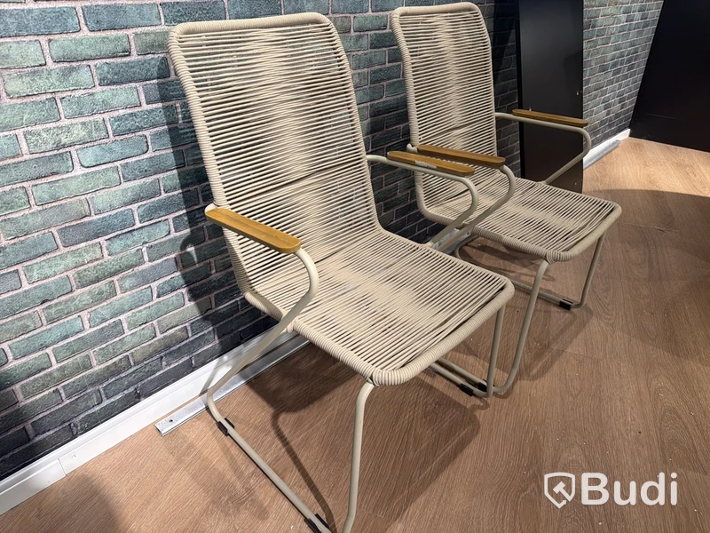 Utestolar, beige, 2 st, Venture Home